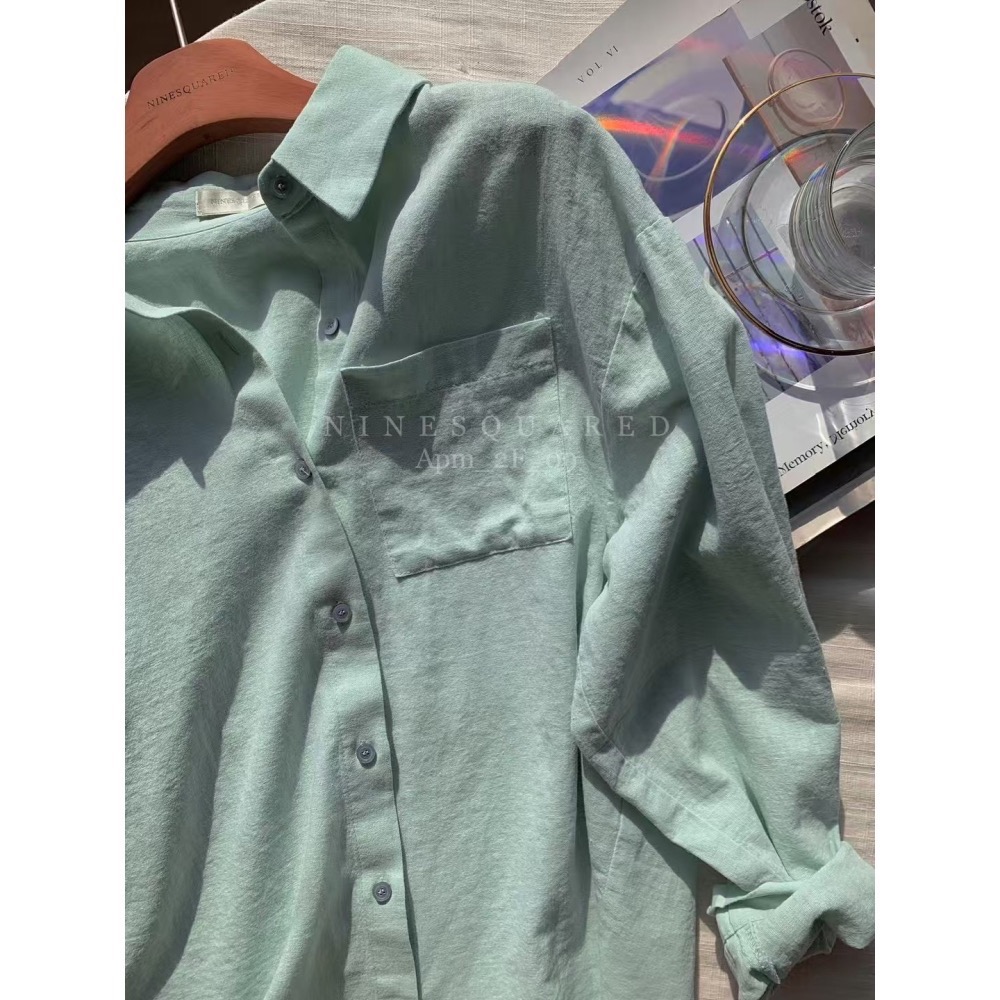 光染輕野|春日透明感襯衫-細節圖4