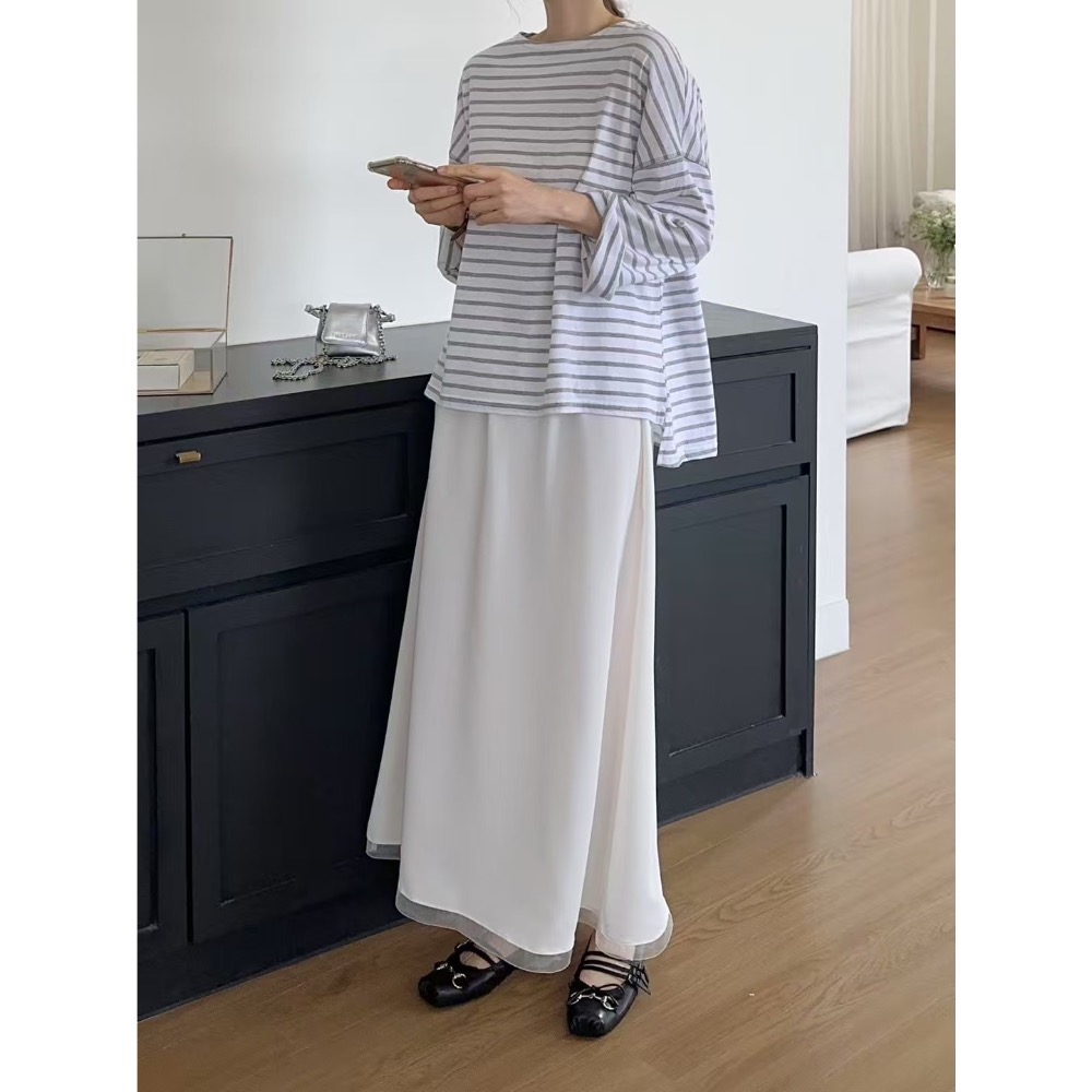 風曳柔波|超彈性溫柔長裙-規格圖6