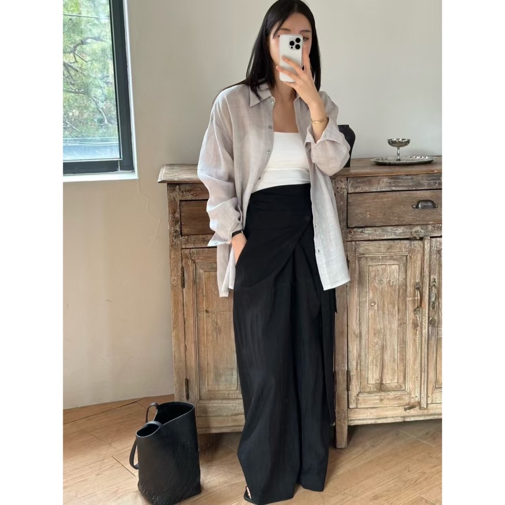 曠野無聲|亞麻襯衫外罩 春夏-細節圖7