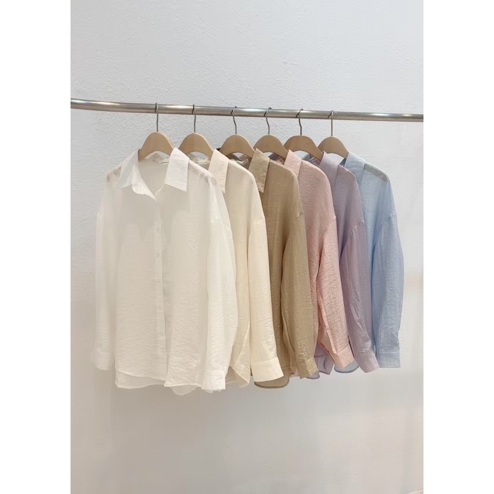 風曳草影|冰淇淋透膚防曬襯衫外罩-細節圖9