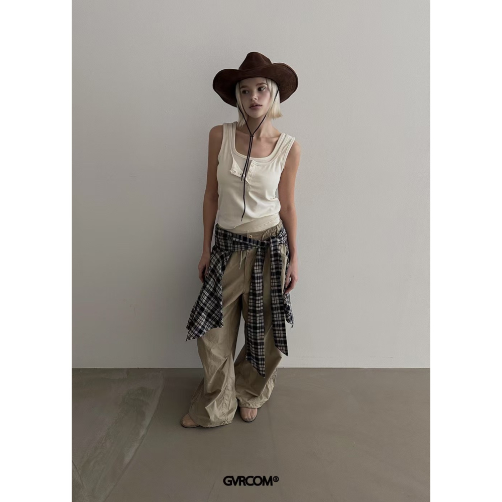 谷風入懷|山間個性工裝褲-細節圖9