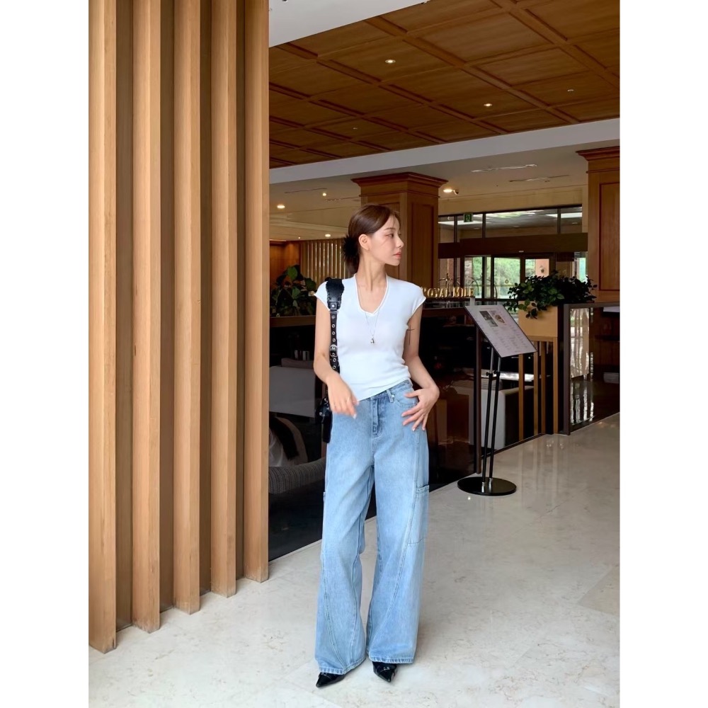 風過山徑|版型超好看牛仔褲-細節圖5