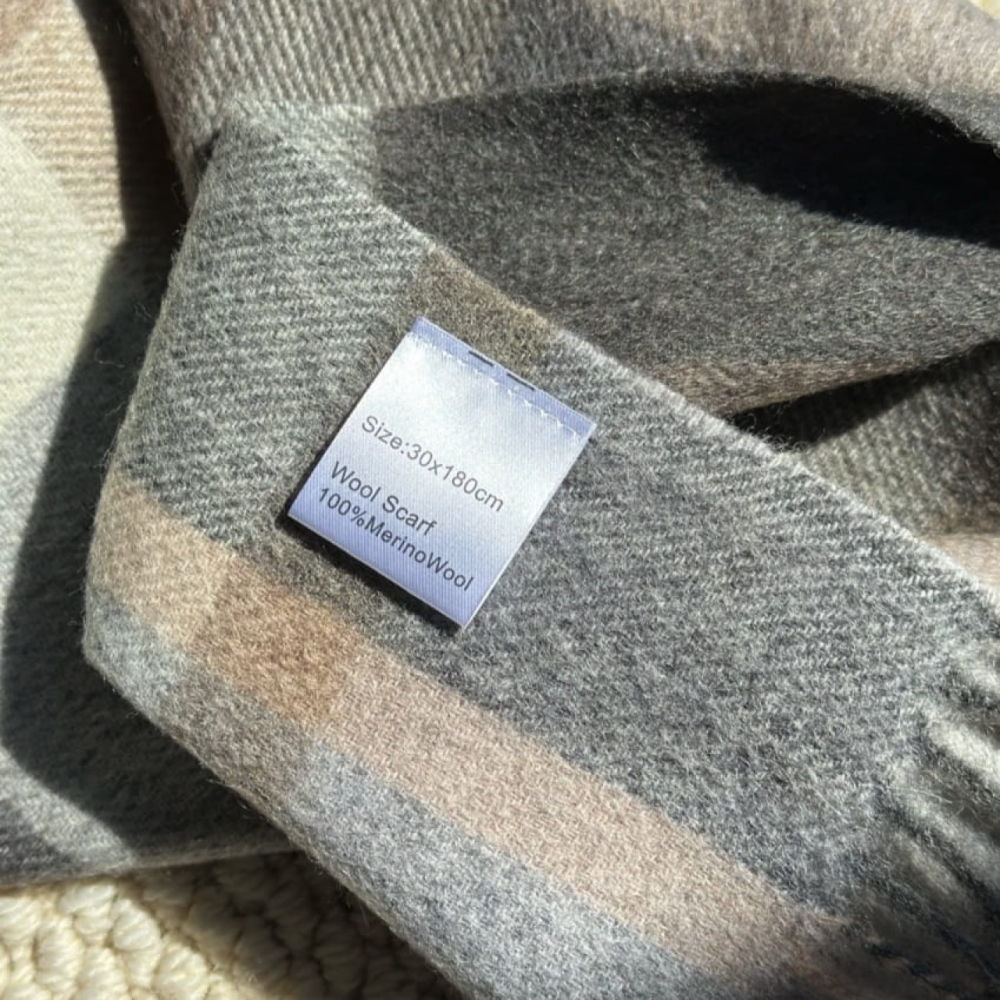 最新💖UGG AUSPECIAL美麗諾羊毛格紋圍巾🐑新年必備❤️‍🔥英倫風-細節圖6