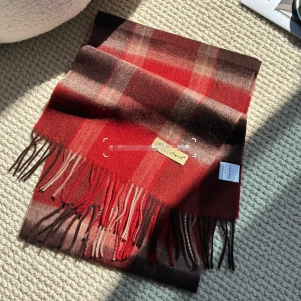 最新💖UGG AUSPECIAL美麗諾羊毛格紋圍巾🐑新年必備❤️‍🔥英倫風-細節圖8