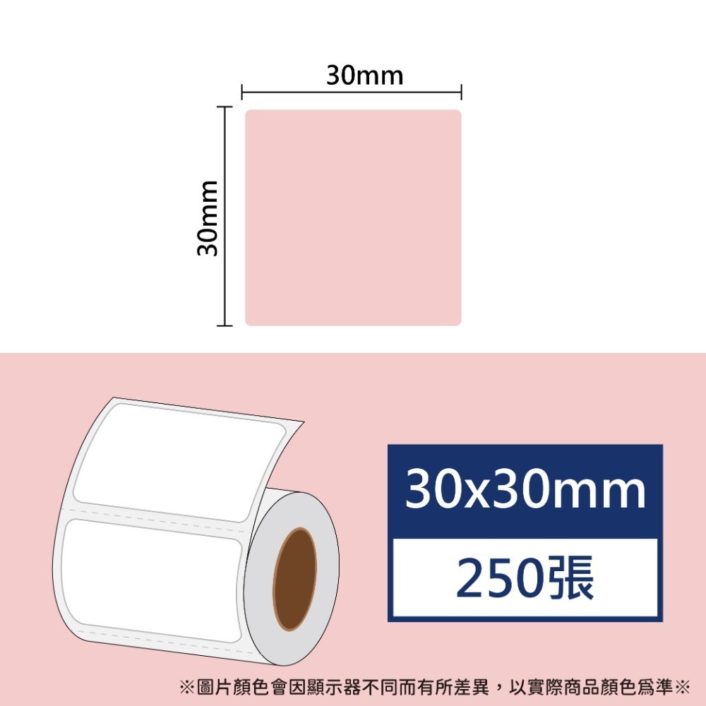 【酷達人】30*20~30*30💚 白色+12色+4色框💚精臣B3S 德佟P1 愛思B23 噗趣AQ 芯燁XP201-規格圖9