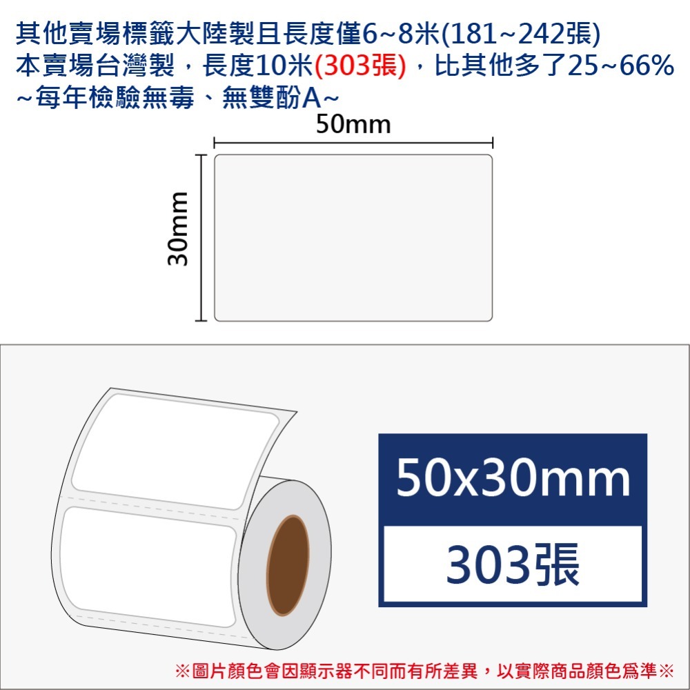 【酷達人】 L1S標籤紙 白色+12色🌞50*60~50*90mm🌞B21S標籤紙 B1標籤紙 台灣製-規格圖6