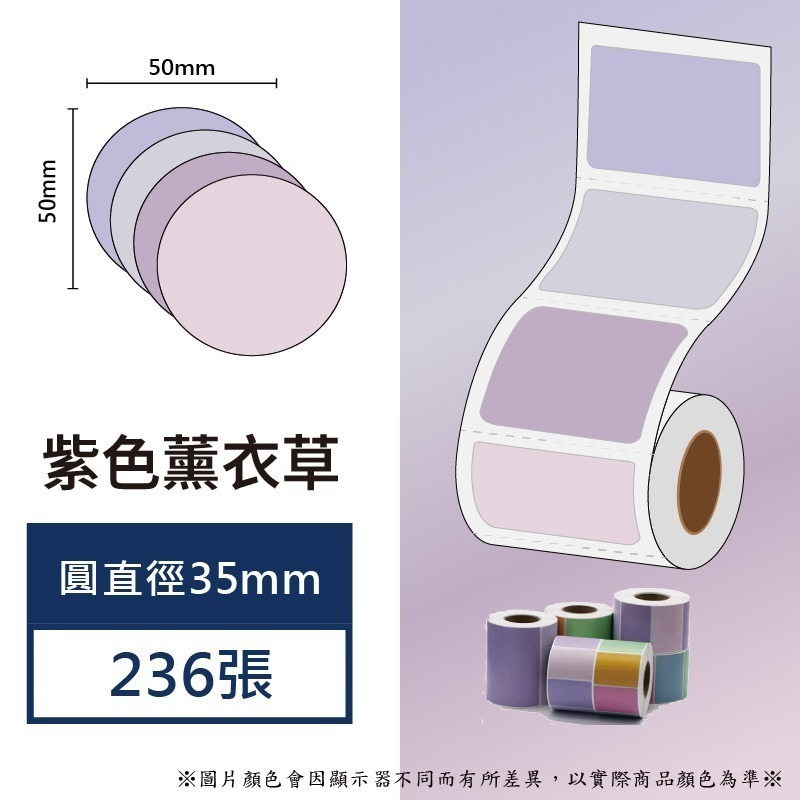 《酷達人》圓形標籤 圓形貼紙 防水防撕冷凍 💚精臣B3S 德佟P1 愛思B23 噗趣AQ 芯燁XP201A-規格圖7
