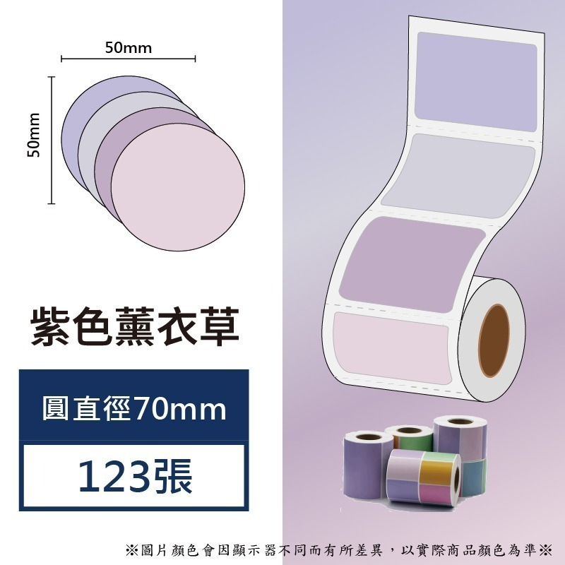 《酷達人》圓形標籤 圓形貼紙 防水防撕冷凍 💚精臣B3S 德佟P1 愛思B23 噗趣AQ 芯燁XP201A-規格圖7