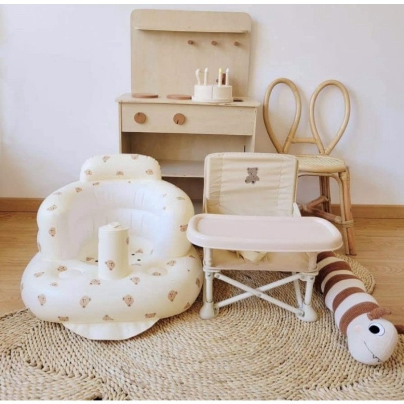 【加厚款 12H出貨】寶寶充氣沙發 多功能充氣餐椅 寶寶學坐充氣椅 充氣沙發 幫寶椅 寶寶椅 充氣椅 嬰兒椅 學坐椅-細節圖5