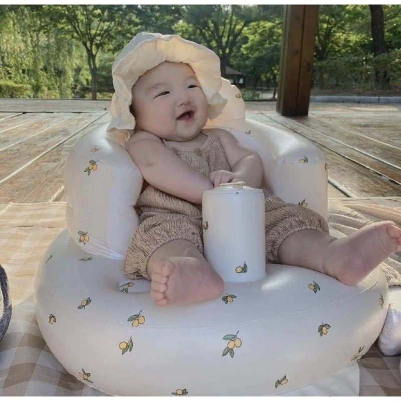 【加厚款 12H出貨】寶寶充氣沙發 多功能充氣餐椅 寶寶學坐充氣椅 充氣沙發 幫寶椅 寶寶椅 充氣椅 嬰兒椅 學坐椅-細節圖6