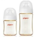 Pigeon 貝親 純淨白系列第三代母乳實感玻璃/PPSU奶瓶160ml/240ml PPSU奶瓶 玻璃奶瓶-規格圖1