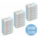 nac nac EDI超純水柔濕巾60抽單包蓋/箱購 EDI超純水柔濕巾88抽單包蓋/箱購  濕紙巾 嬰幼兒清潔-規格圖1