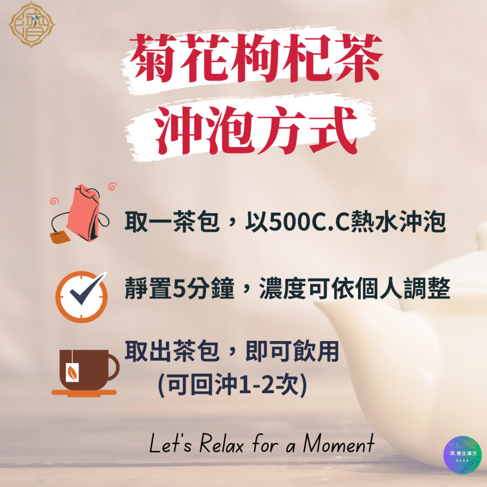 【菊花枸杞決明子茶】  養生茶包(接單才製作)-細節圖2