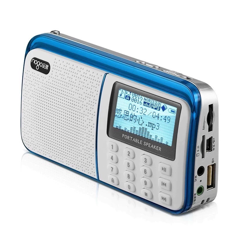 樂果 R909 大屏幕中文顯示 數位FM收音機 USB錄音功能 藍芽播放器-細節圖6