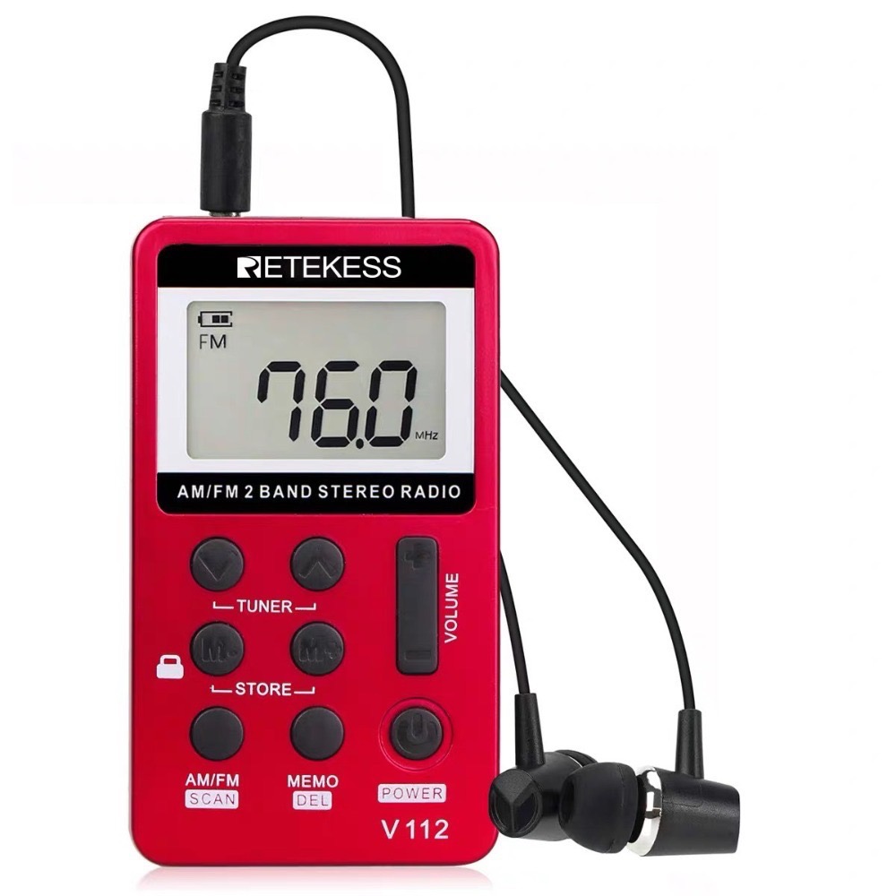 V112 迷你超薄型 AM/FM 高靈敏度 口袋式迷你型 充電型 AM/FM 二波段  防災收音機-規格圖9