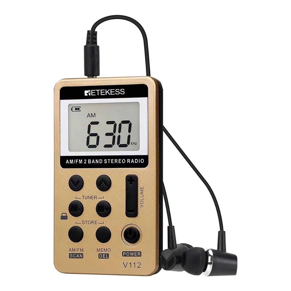 V112 迷你超薄型 AM/FM 高靈敏度 口袋式迷你型 充電型 AM/FM 二波段  防災收音機-規格圖9