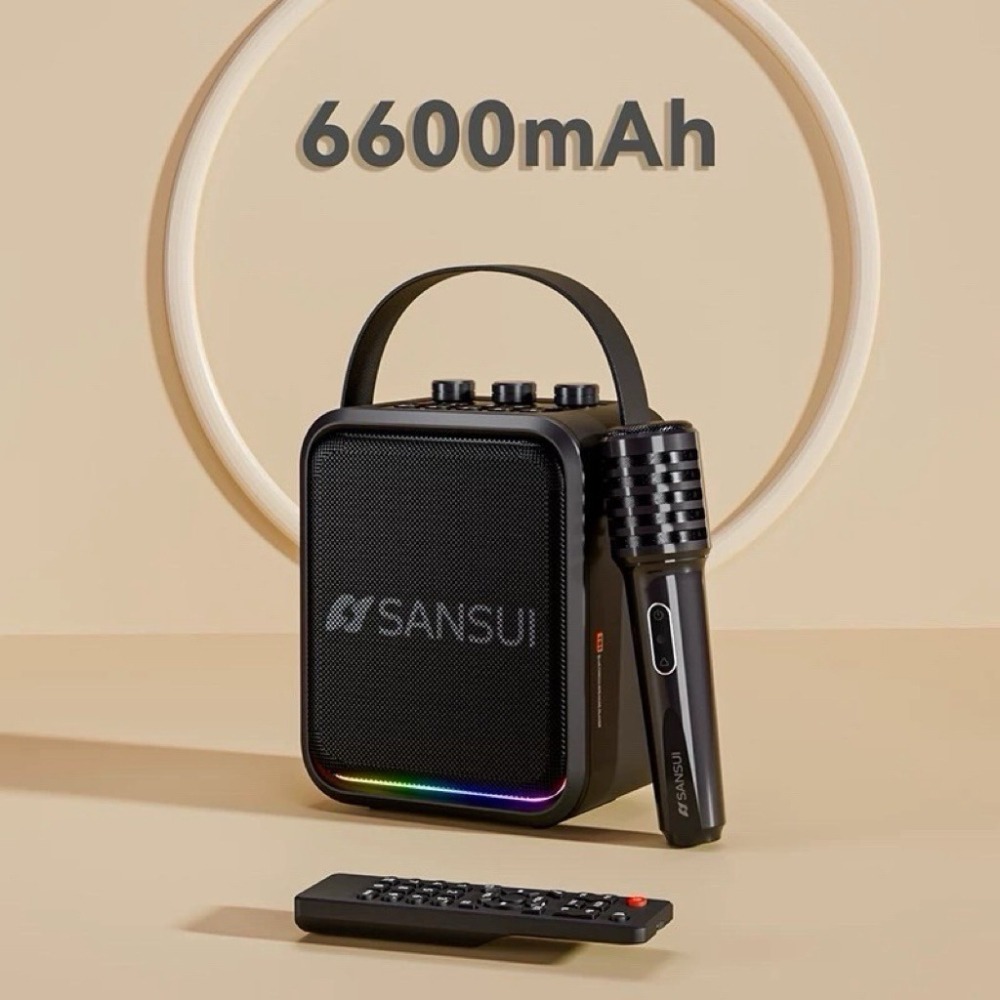 SANSUI 山水 T91 附遙控器 易携式手提K歌音箱 KTV 卡拉ok-細節圖4