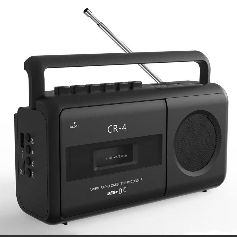 藍牙手提音響 TR-641 CR-4 卡帶 (藍牙) 防災收音機 喇叭 錄音 跟讀 復讀學習機 USB互轉錄卡帶-規格圖6