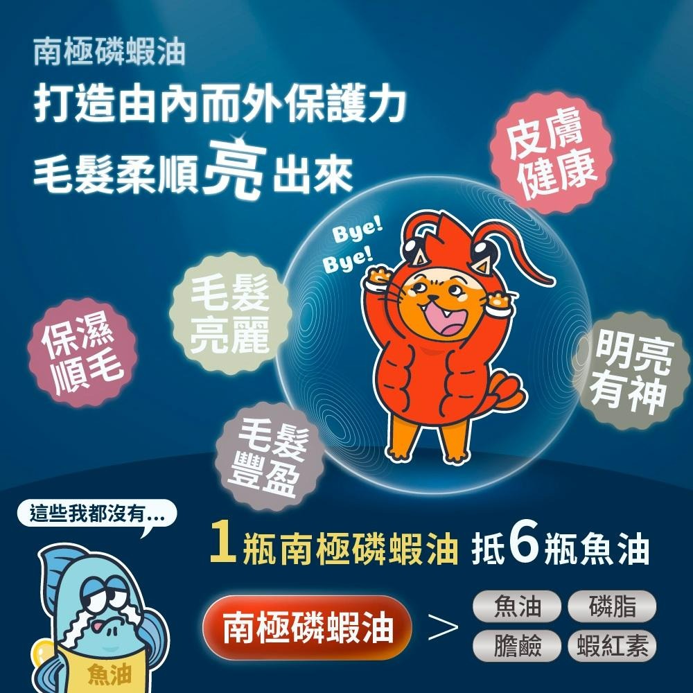 買就送試吃包小包凍乾😎Vcare 南極磷蝦油 15ml 犬貓專用 美毛保健 護毛保健 高適口性 純淨 富含蝦紅素 磷蝦油-細節圖2