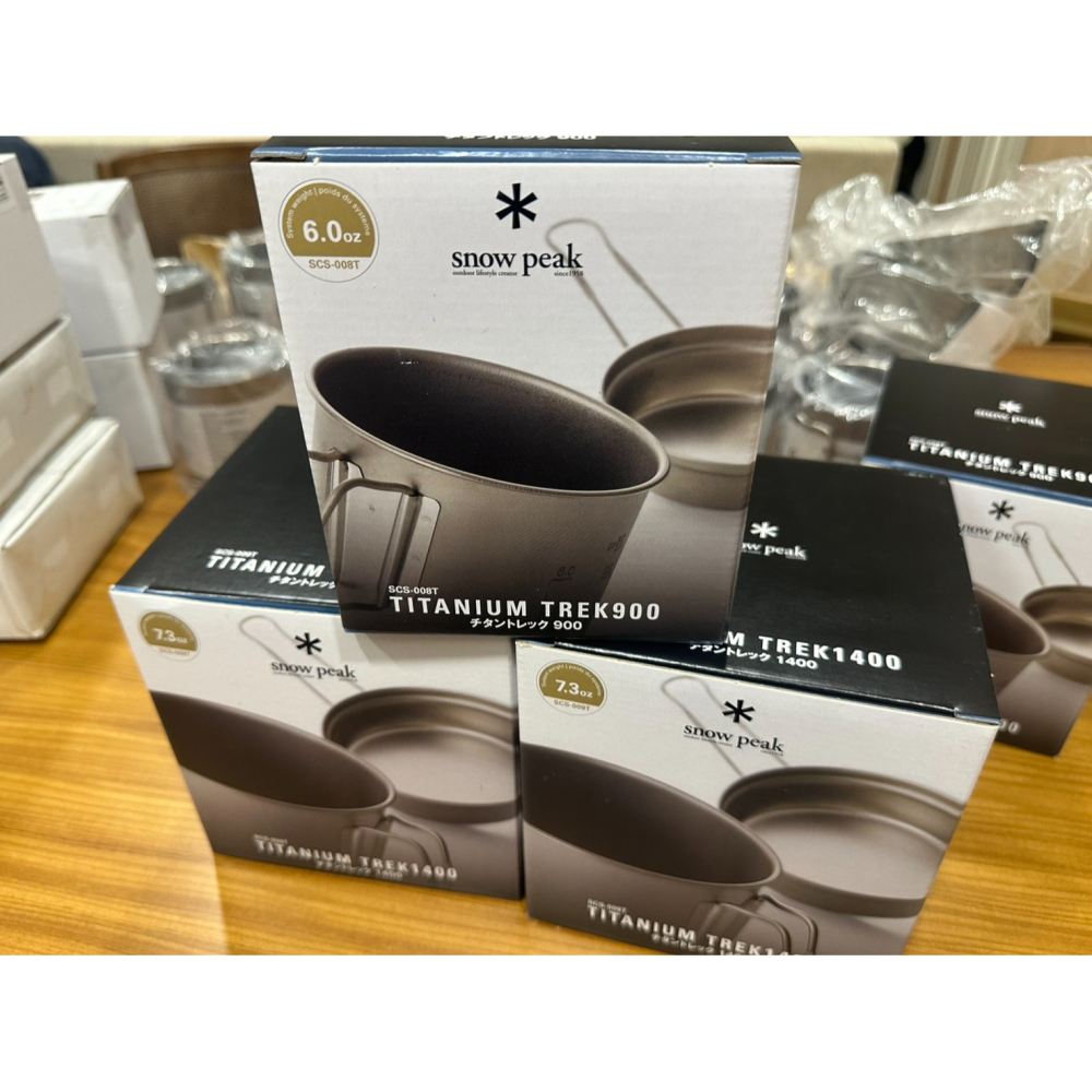 【小林嚴選】Snow Peak 鈦金屬鍋具 鈦鍋  Trek 900 1400 SCS-008T SCS-009T-細節圖4