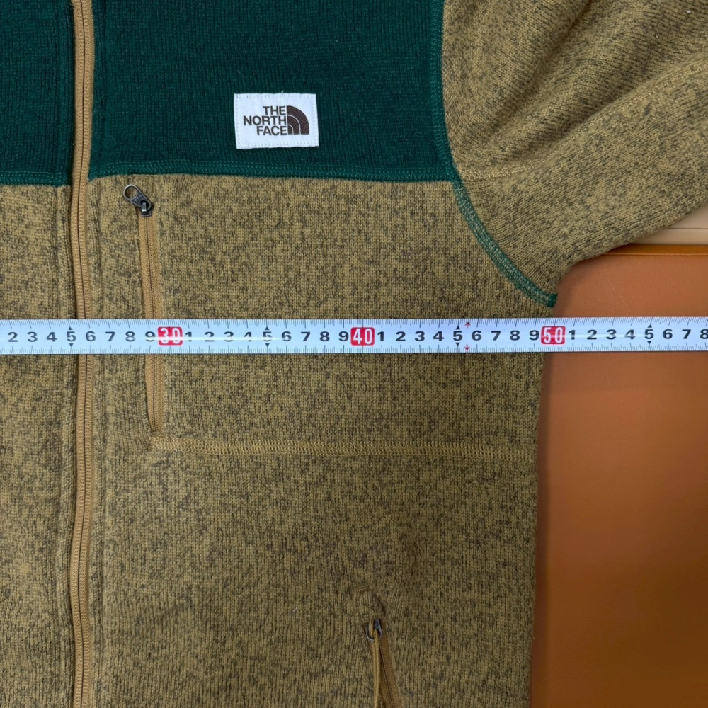 The North Face 男版 S號 棕綠色 綠色 抓絨 外套 NF0A3YRA-細節圖5