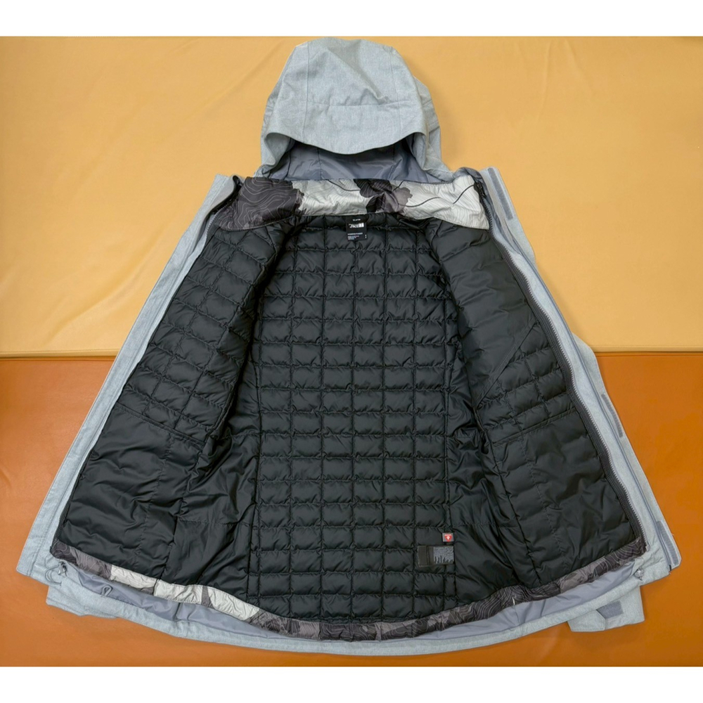 The North Face 女版 S號 三合一 灰 羽絨 腋下通風拉鍊 眼鏡布 外套 NF0A3LZS-細節圖4