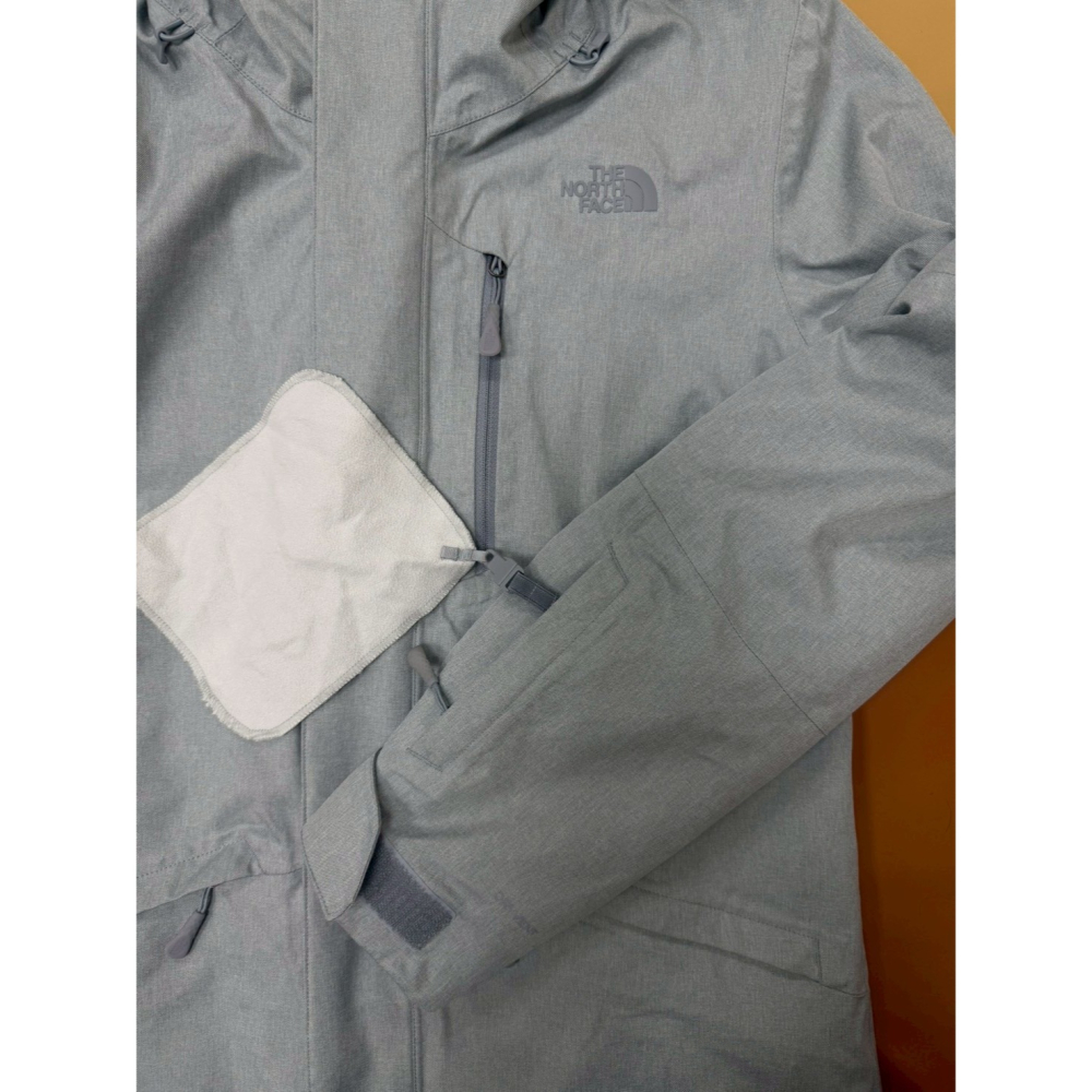 The North Face 女版 S號 三合一 灰 羽絨 腋下通風拉鍊 眼鏡布 外套 NF0A3LZS-細節圖9