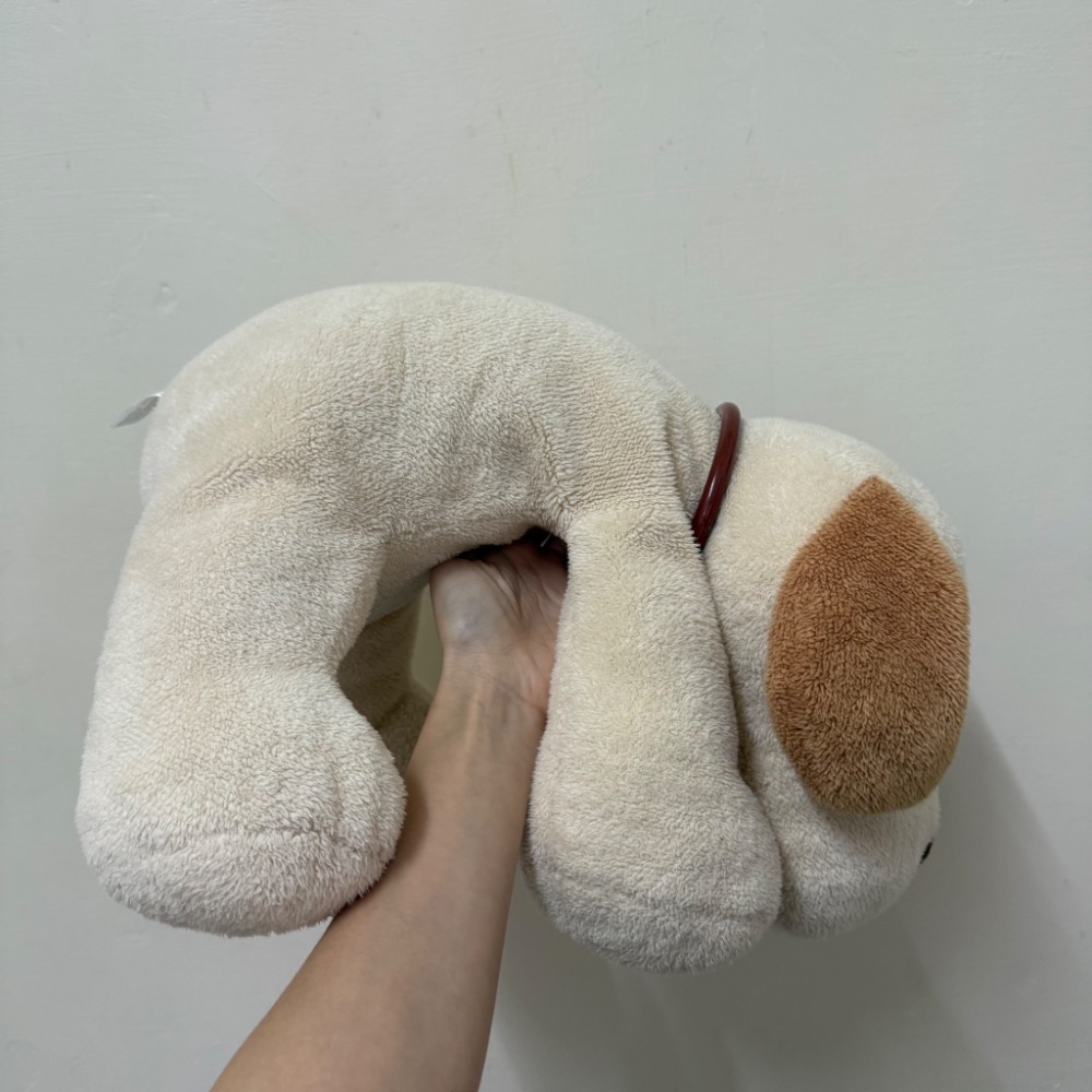 【魔法找回憶】G48箱 大隻 大鼻子狗狗 娃娃 玩偶 沙包 顆粒 早期 復古 小狗 趴趴狗 童趣 安撫娃娃-細節圖5