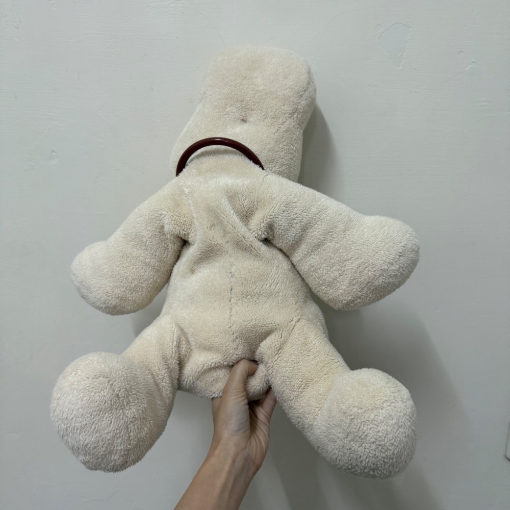 【魔法找回憶】G48箱 大隻 大鼻子狗狗 娃娃 玩偶 沙包 顆粒 早期 復古 小狗 趴趴狗 童趣 安撫娃娃-細節圖6