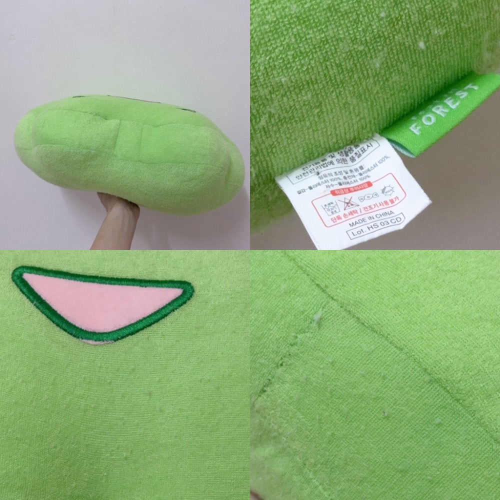 【魔法找回憶】G48箱 青蛙 抱枕 枕頭 restin FOREST 早期 復古 懷舊 娃娃 玩偶 可愛 童趣-細節圖7