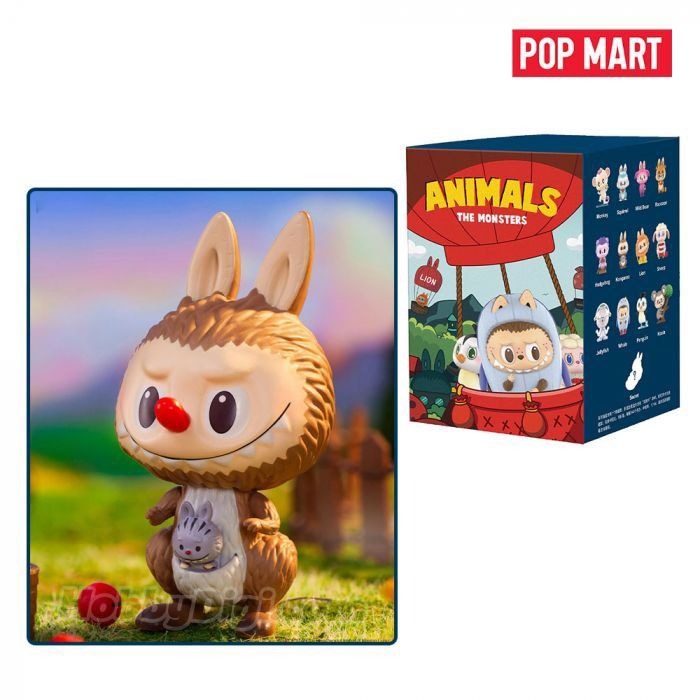 Pop Mart 泡泡瑪特盲盒- Labubu 精靈動物系列 (袋鼠) 看不見我系列 -怪誕樹屋 無人區域 奇妙實驗-規格圖10