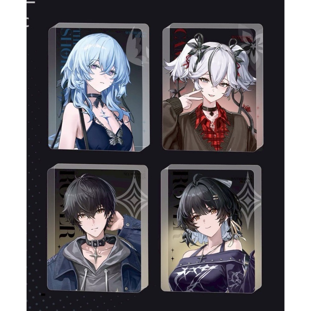 【預購 聯名】鳴潮官方周邊 烏丸屋 椿 守岸人 男漂 女漂 立牌 徽章 抱枕 聯動 鳴潮 周邊-規格圖7