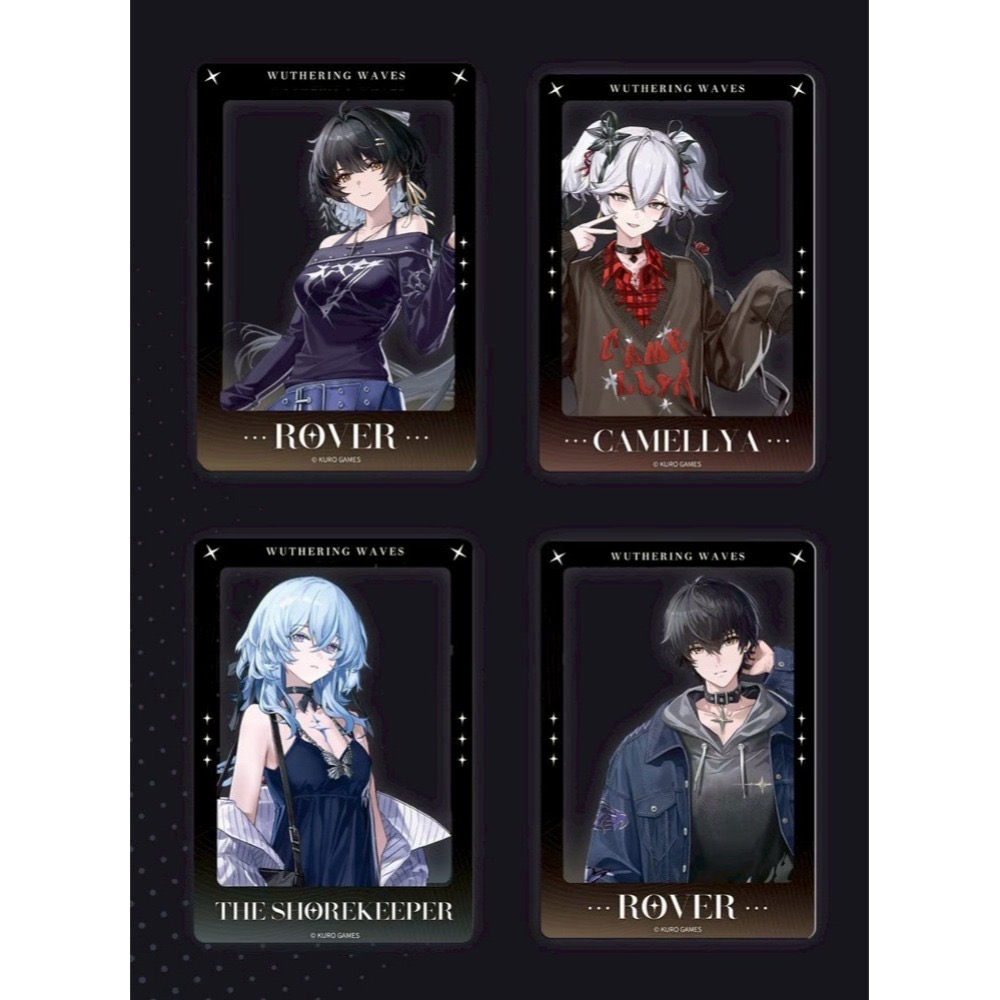 【預購 聯名】鳴潮官方周邊 烏丸屋 椿 守岸人 男漂 女漂 立牌 徽章 抱枕 聯動 鳴潮 周邊-規格圖7