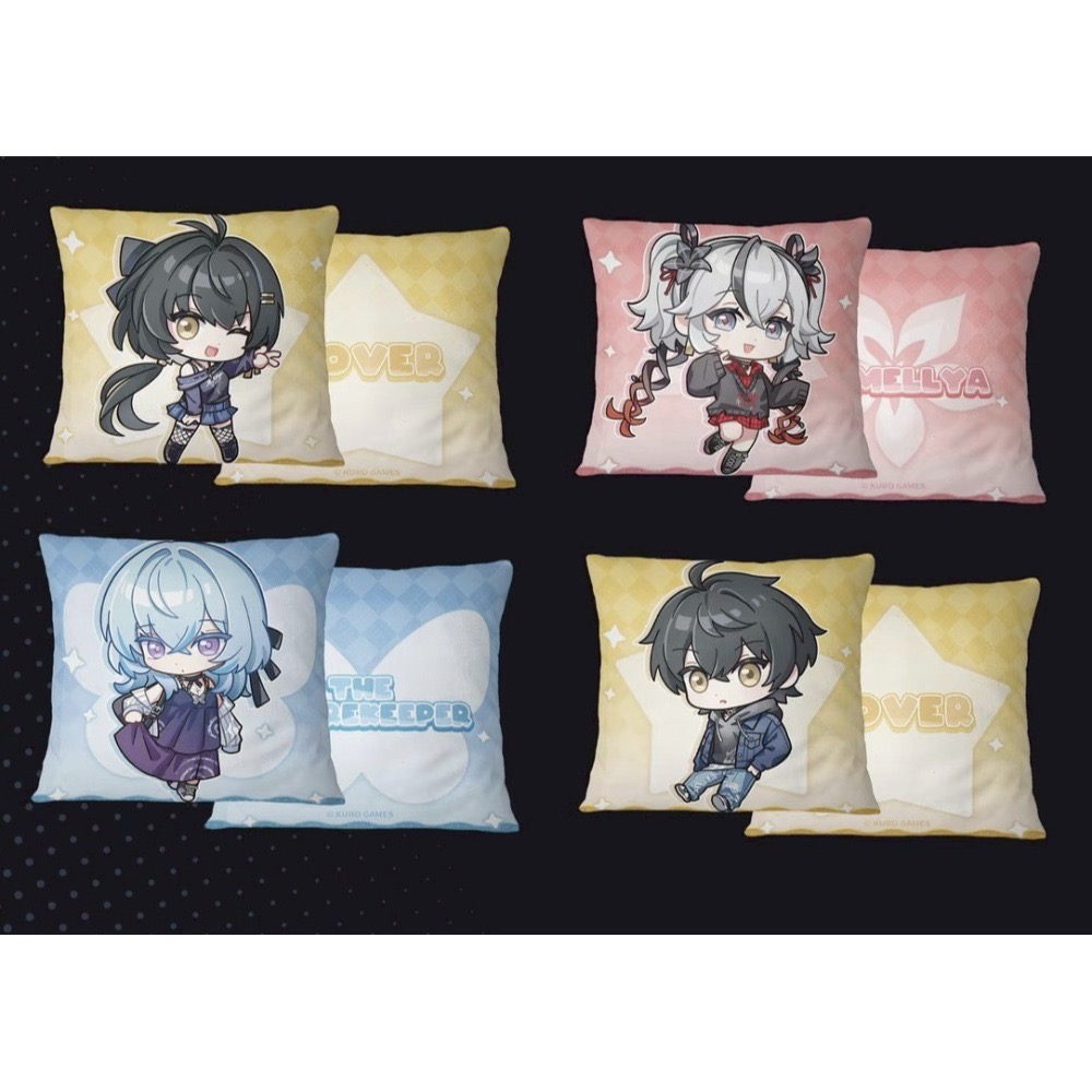 【預購 聯名】鳴潮官方周邊 烏丸屋 椿 守岸人 男漂 女漂 立牌 徽章 抱枕 聯動 鳴潮 周邊-規格圖7