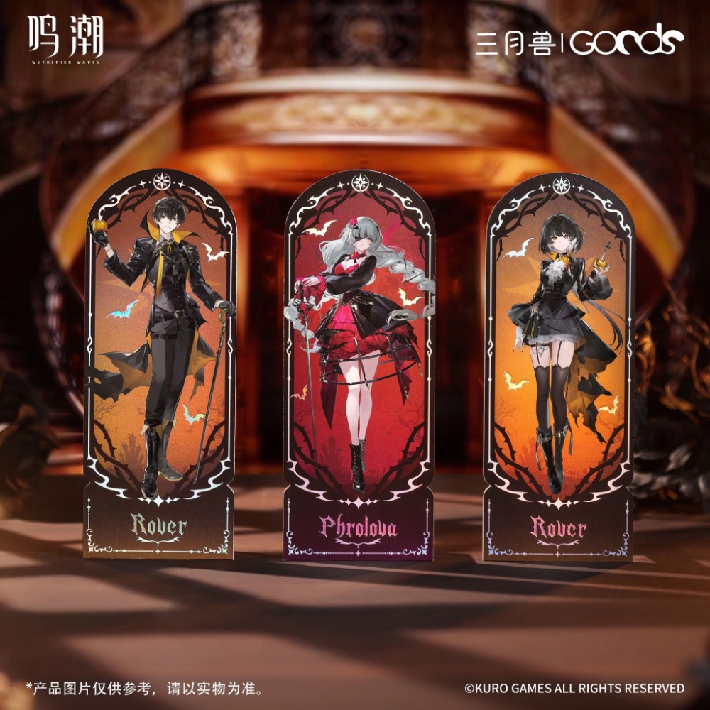 【預購】鳴潮官方周邊 弗洛洛 男漂 女漂 阿布 立牌 徽章 鳴潮 周邊-規格圖1