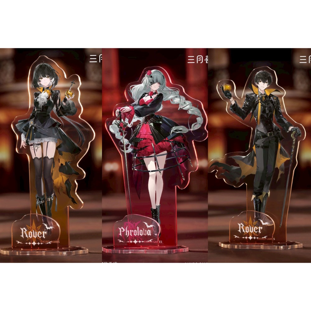 【預購】鳴潮官方周邊 弗洛洛 男漂 女漂 阿布 立牌 徽章 鳴潮 周邊-規格圖1