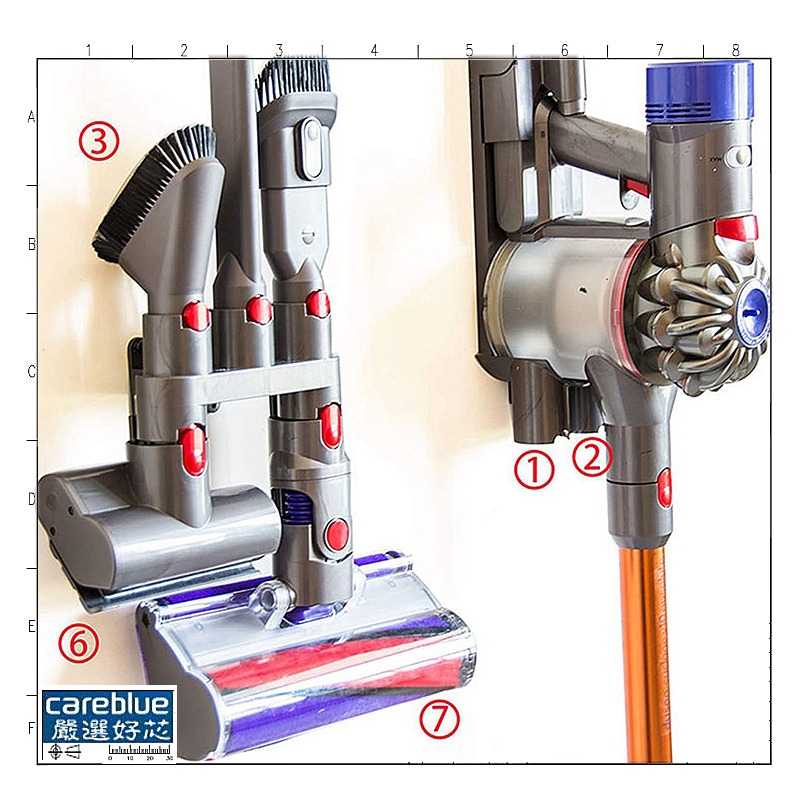 Dyson 吸塵器 吸頭配件 V7 V8 V10 V11 V12 床墊 隙縫 軟管 吸頭 寵物刷 延長管 轉接頭 另頁-細節圖5