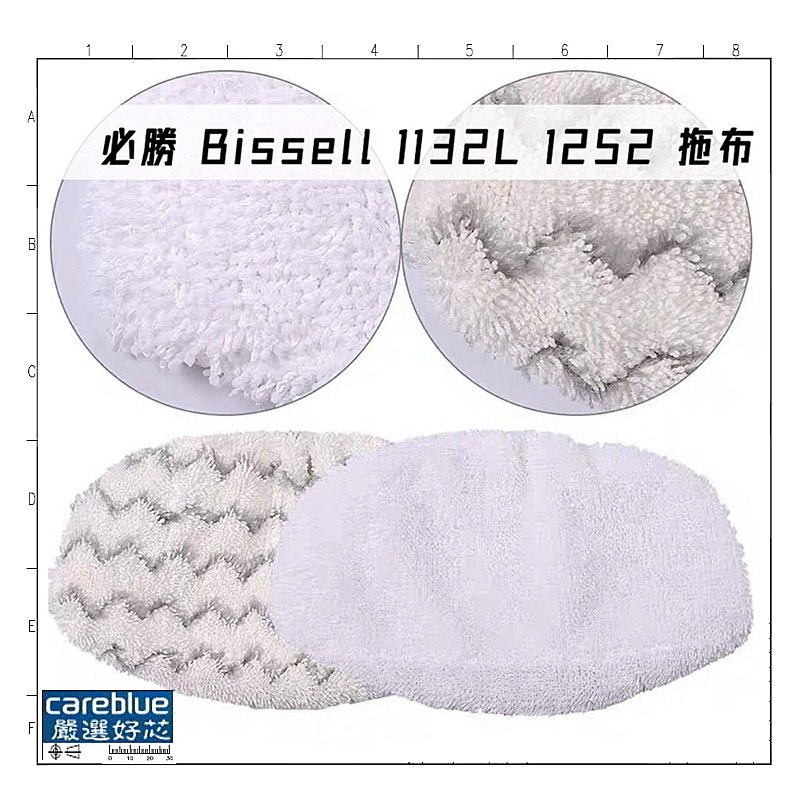 現貨速出 適美國 Bissell 1132L 1252 必勝 Vac & Steam 濾網 二合一蒸氣殺菌機 拖布-細節圖2