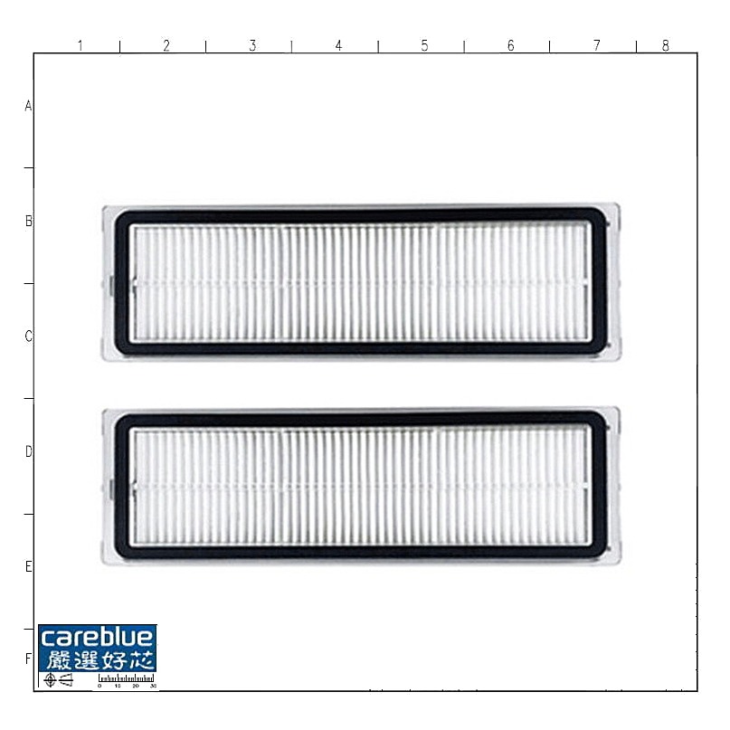 適用 小米 米家 石頭 1C 2C 1T 掃地機器人 掃拖機配件 副廠抹布 拖布 濾網 邊刷 滾刷-細節圖3