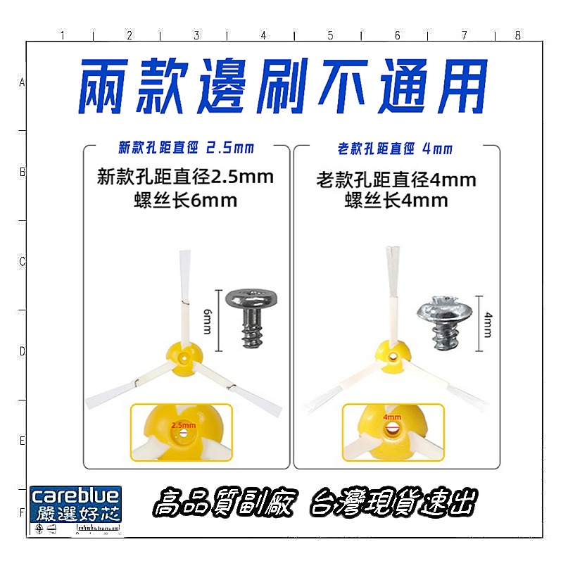 適 IROBOT 邊刷含螺絲 防撞條 高品質。台灣現貨速出。-細節圖2