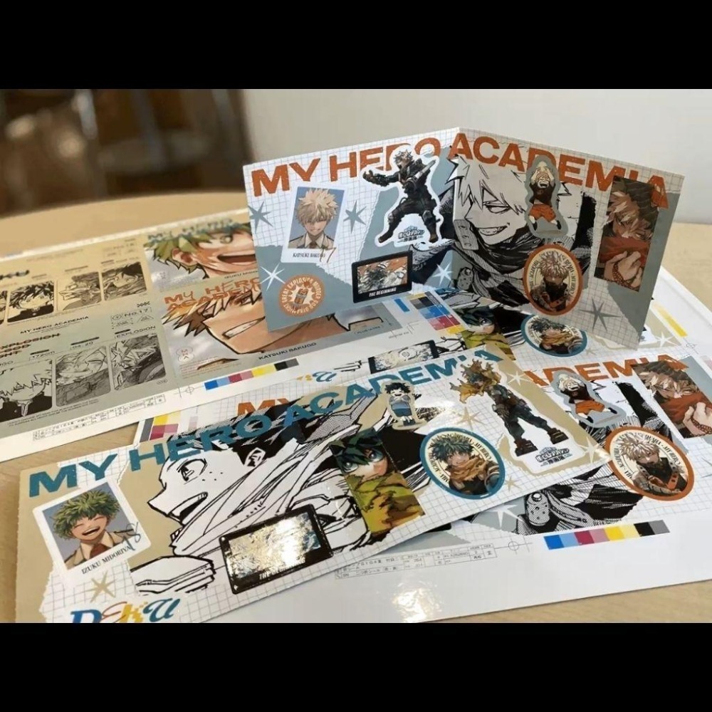 日本帶回 我的英雄學院 GIGA 2025 JUMP 週刊少年 拍立得 雜誌 附錄 貼紙 海報 綠谷 爆豪 幼馴染-細節圖8