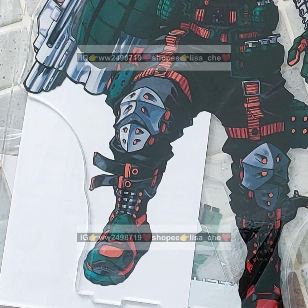 日本帶回 我的英雄學院 JCS限定 MEGA 原畫 壓克力立牌 Vol.2 爆豪勝己 爆豪 立牌-細節圖4