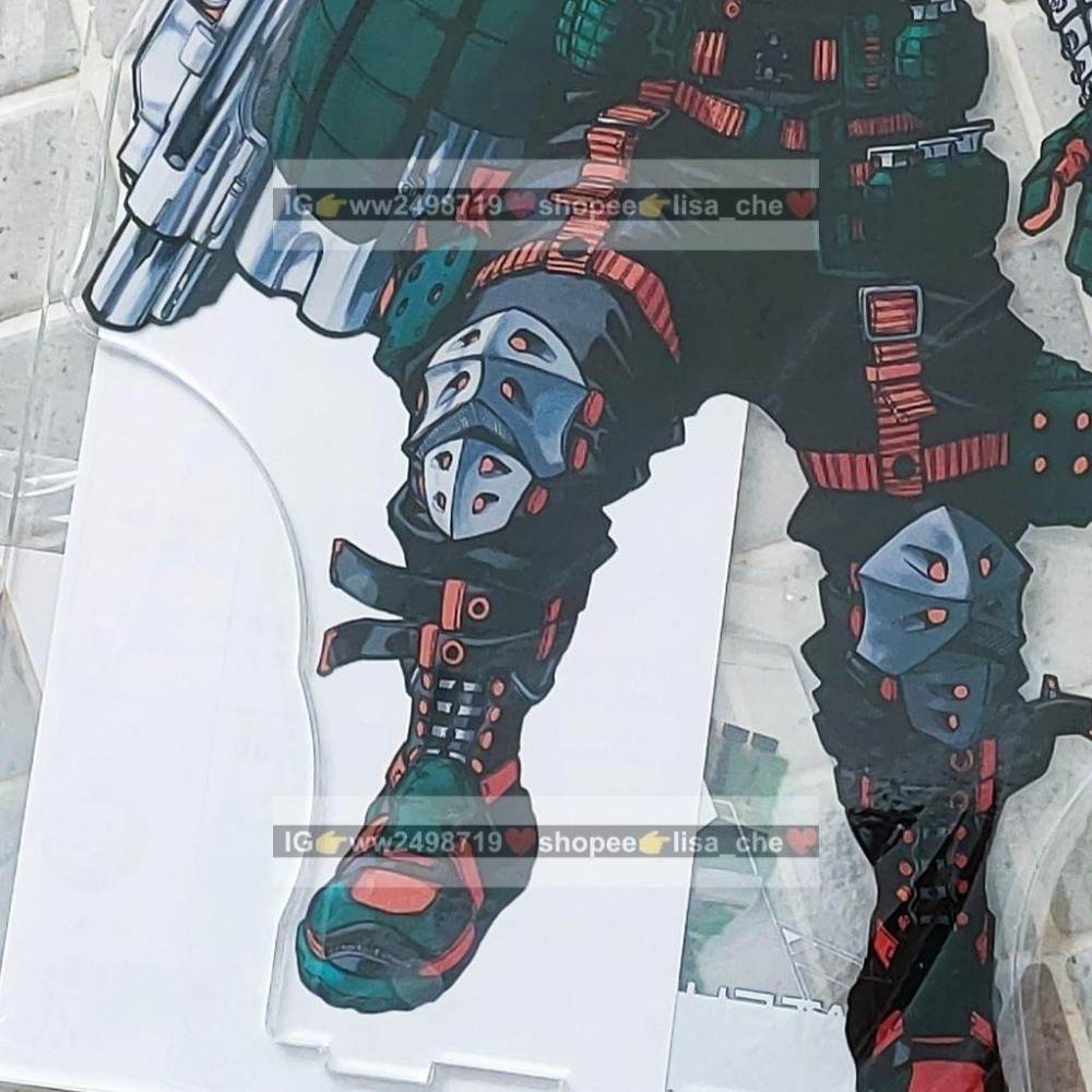 日本帶回 我的英雄學院 JCS限定 MEGA 原畫 壓克力立牌 Vol.2 爆豪勝己 爆豪 立牌-細節圖4