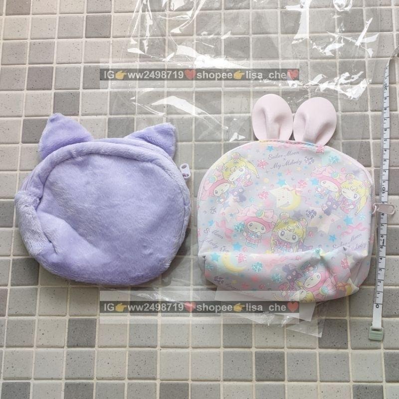 現貨 三麗鷗 聯名 美少女戰士 化妝包 一番賞 包包 收納包 露娜 月野兔 美樂蒂 月光仙子-細節圖2
