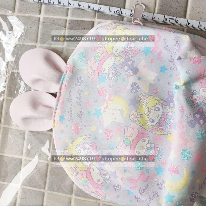 現貨 三麗鷗 聯名 美少女戰士 化妝包 一番賞 包包 收納包 露娜 月野兔 美樂蒂 月光仙子-細節圖4