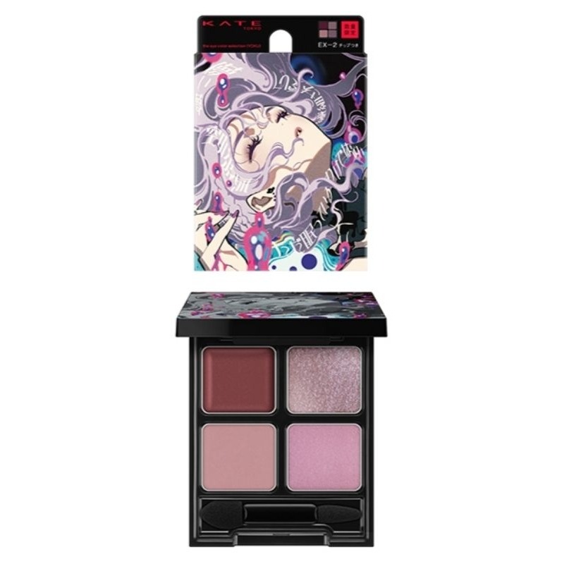 現貨 日版 Eve Kate 米山舞 Greed Collection 欲 YOKU 化妝品 眼線筆 眼影盤 粉餅 高光-規格圖9