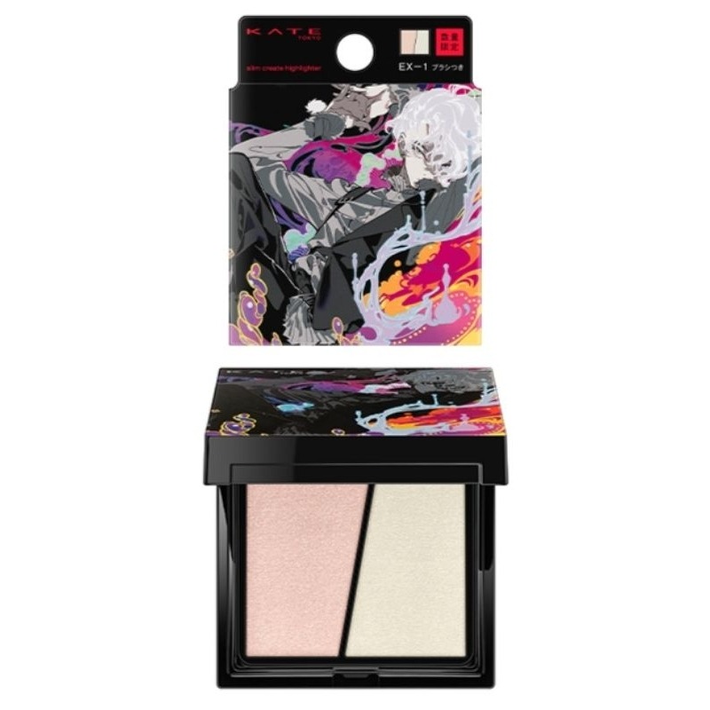 現貨 日版 Eve Kate 米山舞 Greed Collection 欲 YOKU 化妝品 眼線筆 眼影盤 粉餅 高光-規格圖9