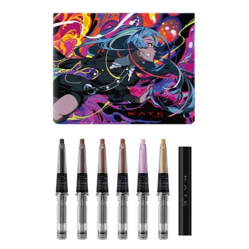 現貨 日版 Eve Kate 米山舞 Greed Collection 欲 YOKU 化妝品 眼線筆 眼影盤 粉餅 高光-規格圖9