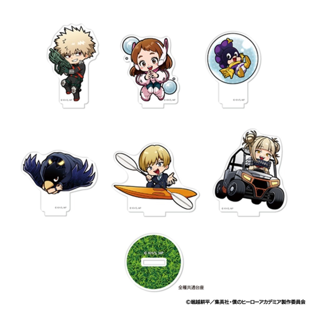 我的英雄學院 PlayNesta 神戶 遊樂設施 立牌 極光徽章-規格圖1