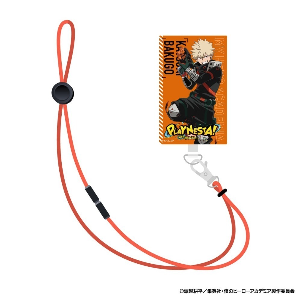 含掛繩的手機掛片 爆豪